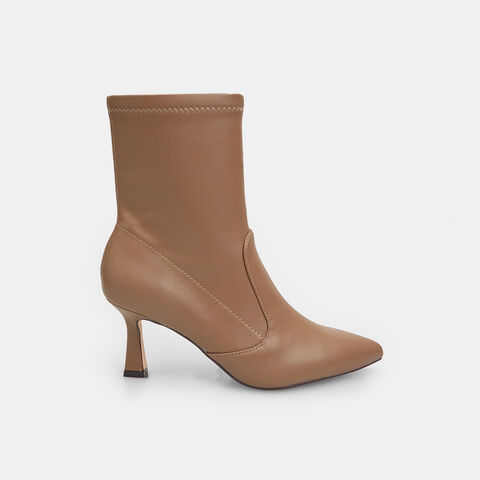 Botín de mujer con tacón mediano Bata Red Label, Taupe Botín de mujer con tacón mediano Bata Red Label, Taupe